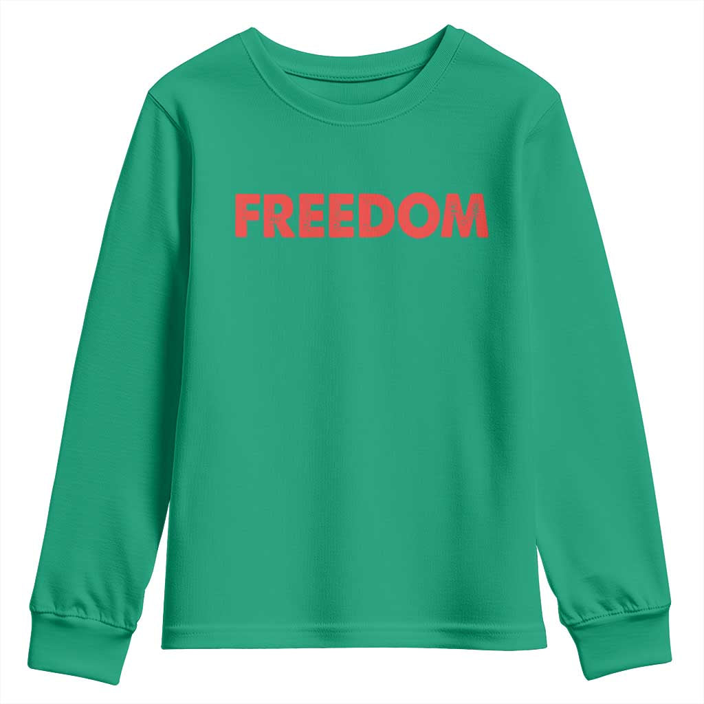 I'm Freedom Matching Couple Youth Sweatshirt Funny Patriotic Red White and Blue 4th of July