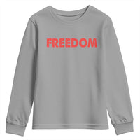 I'm Freedom Matching Couple Youth Sweatshirt Funny Patriotic Red White and Blue 4th of July