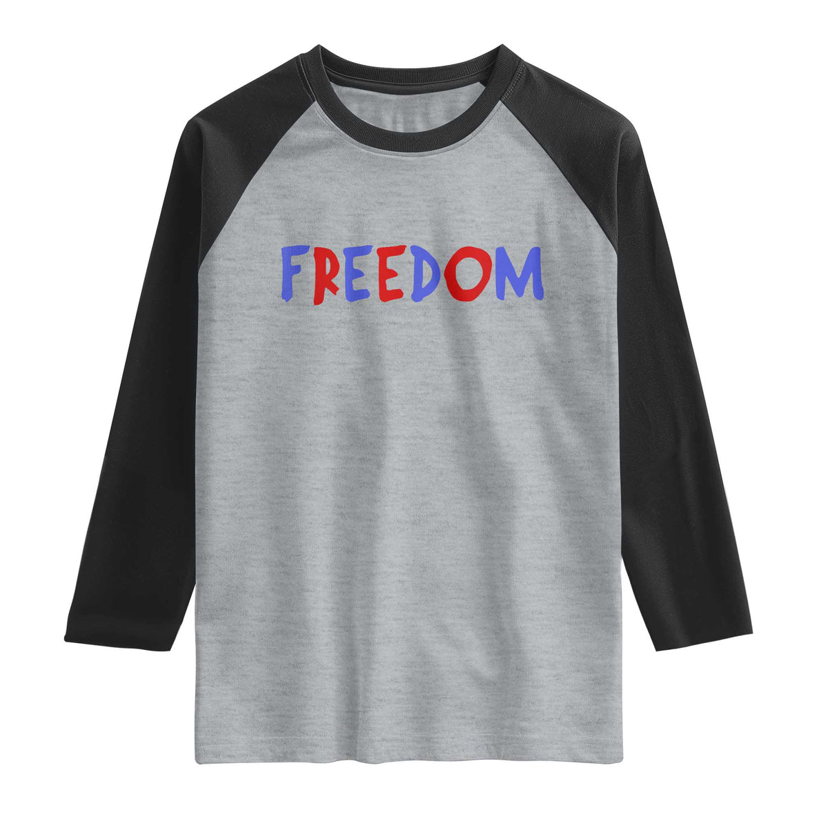 I'm Freedom Americana Matching Couple Raglan Shirt Funny Patriotic Red White and Blue 4th of July