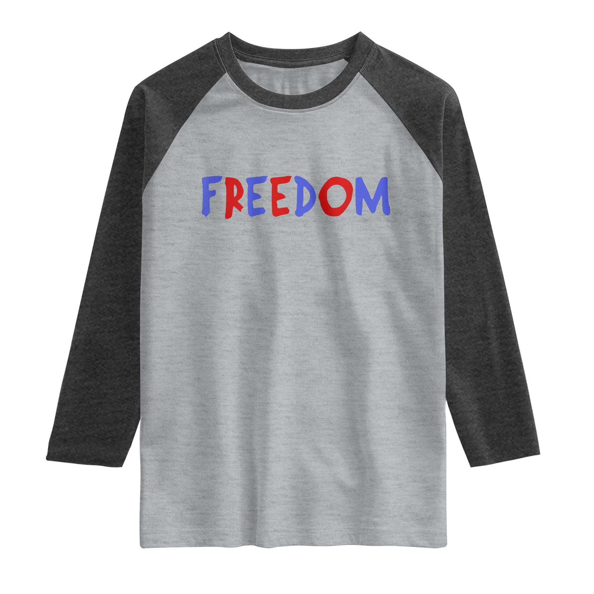 I'm Freedom Americana Matching Couple Raglan Shirt Funny Patriotic Red White and Blue 4th of July