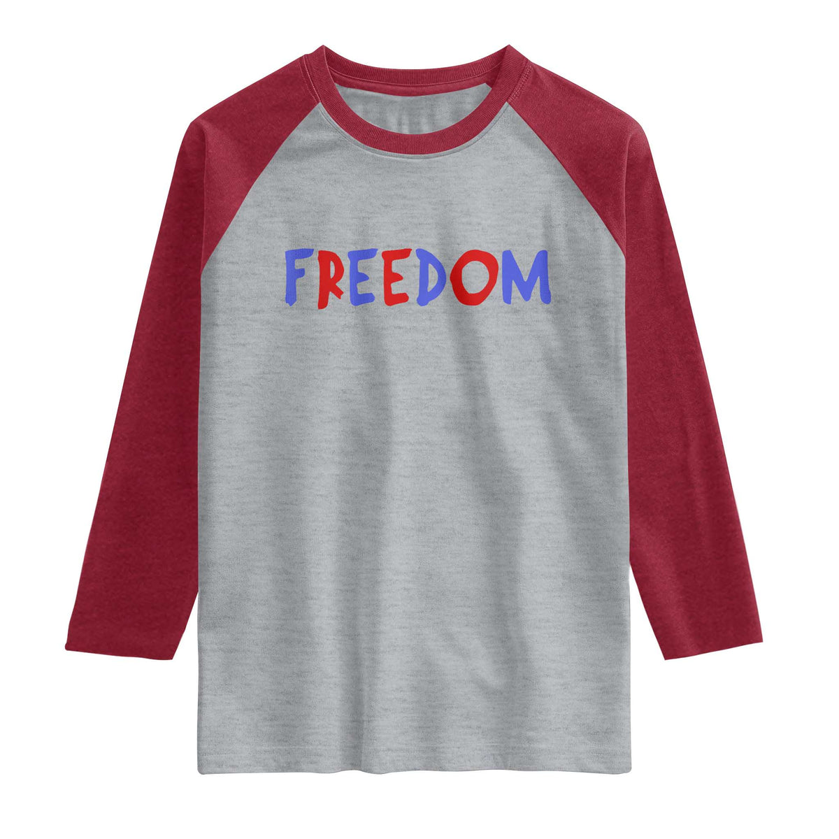 I'm Freedom Americana Matching Couple Raglan Shirt Funny Patriotic Red White and Blue 4th of July