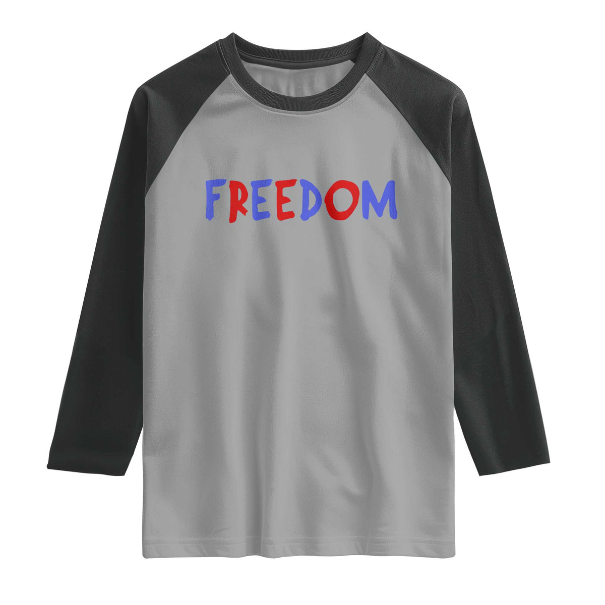 I'm Freedom Americana Matching Couple Raglan Shirt Funny Patriotic Red White and Blue 4th of July