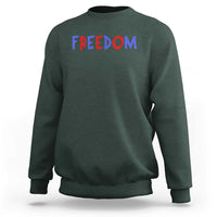 I'm Freedom Americana Matching Couple Sweatshirt Funny Patriotic Red White and Blue 4th of July