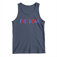 I'm Freedom Americana Matching Couple Tank Top Funny Patriotic Red White and Blue 4th of July