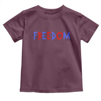 I'm Freedom Americana Matching Couple Toddler T Shirt Funny Patriotic Red White and Blue 4th of July