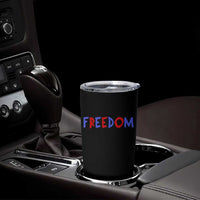 I'm Freedom Americana Matching Couple Tumbler Cup Funny Patriotic Red White and Blue 4th of July