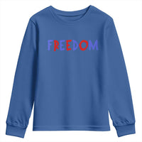 I'm Freedom Americana Matching Couple Youth Sweatshirt Funny Patriotic Red White and Blue 4th of July