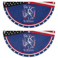 St Michael Defend America Archangel Graphic Patriotic Fan Flag Christian Faith