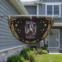 St Michael Defend America Archangel Graphic Patriotic Fan Flag Christian Faith