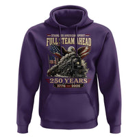 Full Steam Ahead Patriotic Bald Eagle Hoodie Vintage Stainless American Spirit Steam Locomotive Heritage