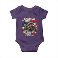 America Turns 250 Steam Locomotive Turns 85 Baby Onesie Vintage Railroad Steam Engine 85th USA 250th Anniversary