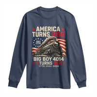 America Turns 250 Steam Locomotive Turns 85 Long Sleeve Shirt Vintage Railroad Steam Engine 85th USA 250th Anniversary