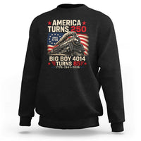 America Turns 250 Steam Locomotive Turns 85 Sweatshirt Vintage Railroad Steam Engine 85th USA 250th Anniversary