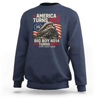 America Turns 250 Steam Locomotive Turns 85 Sweatshirt Vintage Railroad Steam Engine 85th USA 250th Anniversary