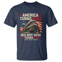 America Turns 250 Steam Locomotive Turns 85 T Shirt Vintage Railroad Steam Engine 85th USA 250th Anniversary