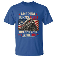 America Turns 250 Steam Locomotive Turns 85 T Shirt Vintage Railroad Steam Engine 85th USA 250th Anniversary
