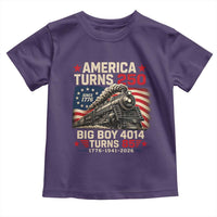 America Turns 250 Steam Locomotive Turns 85 Toddler T Shirt Vintage Railroad Steam Engine 85th USA 250th Anniversary