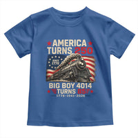 America Turns 250 Steam Locomotive Turns 85 Toddler T Shirt Vintage Railroad Steam Engine 85th USA 250th Anniversary