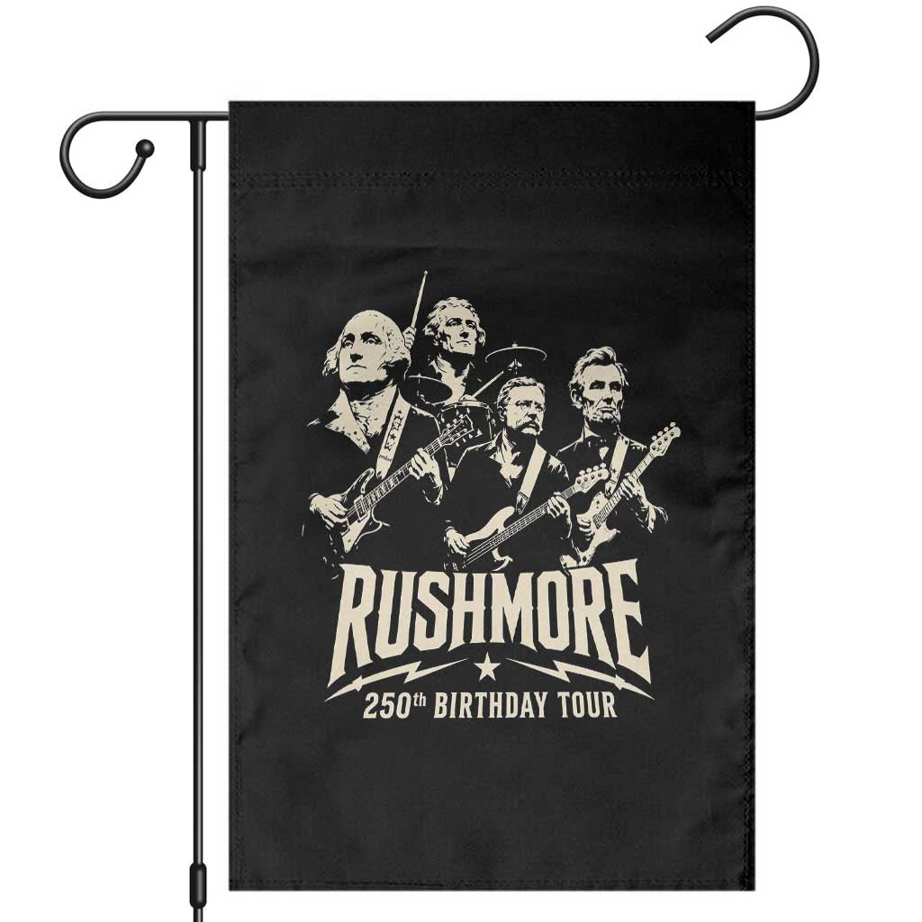 Rushmore 250th Birthday Tour Band Garden Flag Presidents Rock Concert Historical Collages