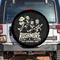 Rushmore 250th Birthday Tour Band Spare Tire Cover Presidents Rock Concert Historical Collages