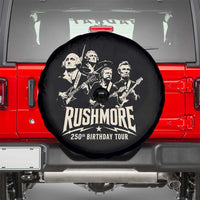 Rushmore 250th Birthday Tour Band Spare Tire Cover Presidents Rock Concert Historical Collages