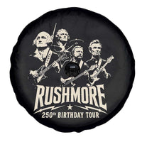 Rushmore 250th Birthday Tour Band Spare Tire Cover Presidents Rock Concert Historical Collages