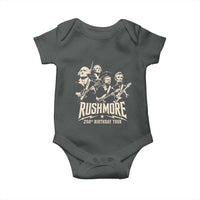 Rushmore 250th Birthday Tour Band Baby Onesie Presidents Rock Concert Historical Collages