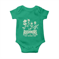 Rushmore 250th Birthday Tour Band Baby Onesie Presidents Rock Concert Historical Collages