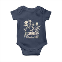 Rushmore 250th Birthday Tour Band Baby Onesie Presidents Rock Concert Historical Collages