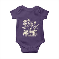 Rushmore 250th Birthday Tour Band Baby Onesie Presidents Rock Concert Historical Collages