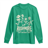 Rushmore 250th Birthday Tour Band Long Sleeve Shirt Presidents Rock Concert Historical Collages