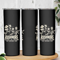 Rushmore 250th Birthday Tour Band Skinny Tumbler Presidents Rock Concert Historical Collages