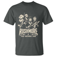 Rushmore 250th Birthday Tour Band T Shirt Presidents Rock Concert Historical Collages