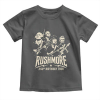 Rushmore 250th Birthday Tour Band Toddler T Shirt Presidents Rock Concert Historical Collages