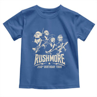 Rushmore 250th Birthday Tour Band Toddler T Shirt Presidents Rock Concert Historical Collages
