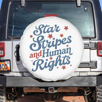 Stars and Stripes and Human Rights Spare Tire Cover Progressive Patriotic Equality Modern Patriot