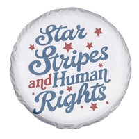 Stars and Stripes and Human Rights Spare Tire Cover Progressive Patriotic Equality Modern Patriot