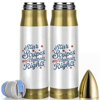 Stars and Stripes and Human Rights Bullet Tumbler Progressive Patriotic Equality Modern Patriot