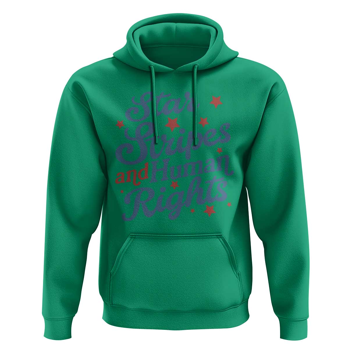 Stars and Stripes and Human Rights Hoodie Progressive Patriotic Equality Modern Patriot