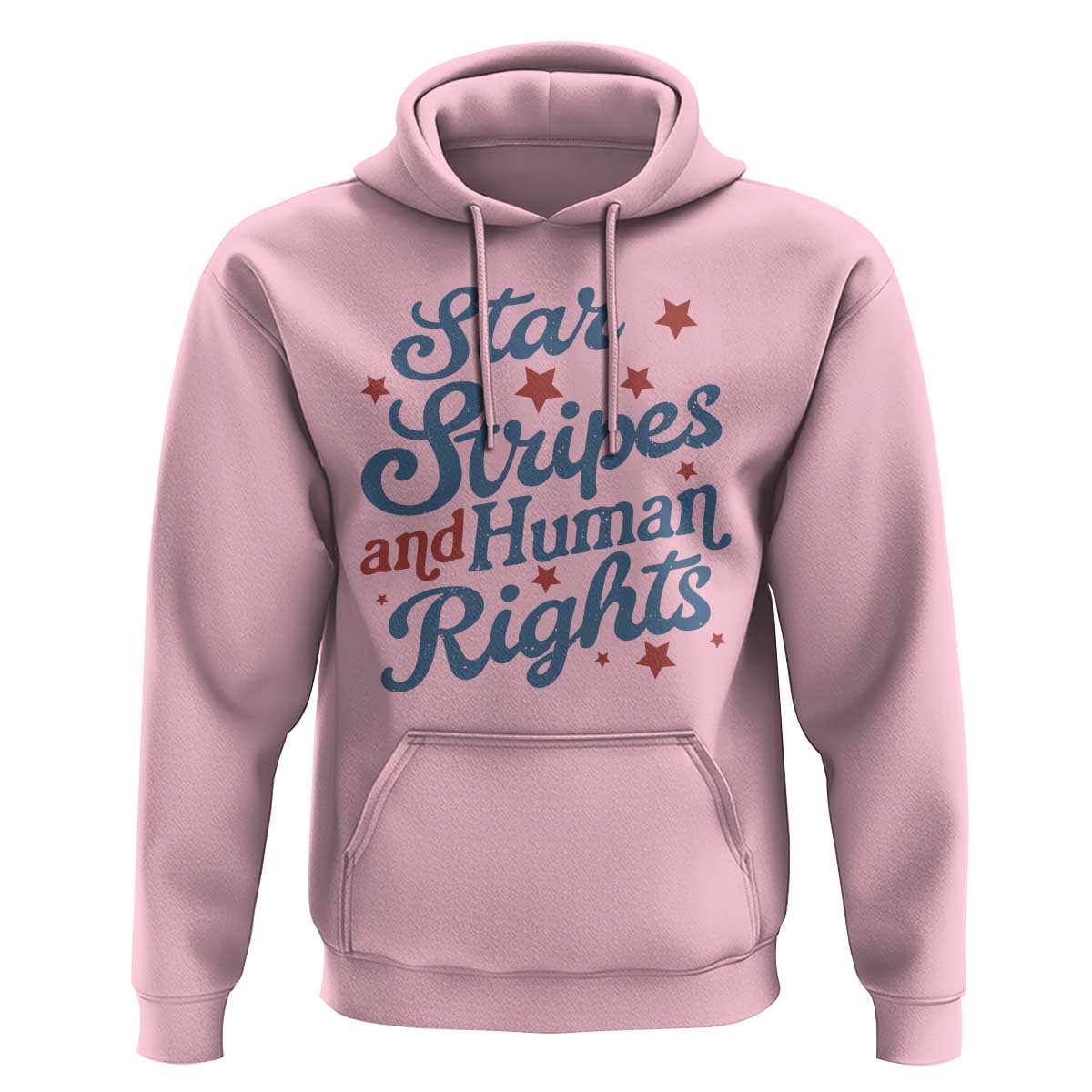 Stars and Stripes and Human Rights Hoodie Progressive Patriotic Equality Modern Patriot