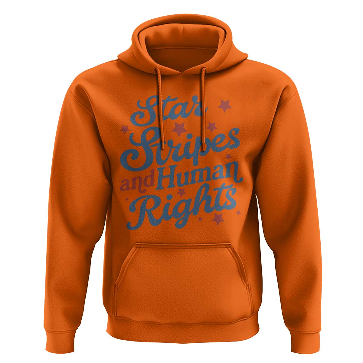 Stars and Stripes and Human Rights Hoodie Progressive Patriotic Equality Modern Patriot