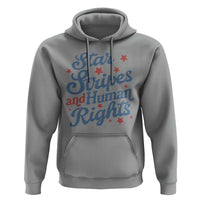 Stars and Stripes and Human Rights Hoodie Progressive Patriotic Equality Modern Patriot