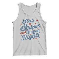 Stars and Stripes and Human Rights Tank Top Progressive Patriotic Equality Modern Patriot