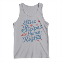 Stars and Stripes and Human Rights Tank Top Progressive Patriotic Equality Modern Patriot