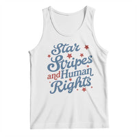 Stars and Stripes and Human Rights Tank Top Progressive Patriotic Equality Modern Patriot
