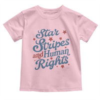 Stars and Stripes and Human Rights Toddler T Shirt Progressive Patriotic Equality Modern Patriot