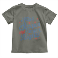 Stars and Stripes and Human Rights Toddler T Shirt Progressive Patriotic Equality Modern Patriot