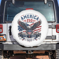 250 Years of Freedom Patriotic Eagle Spare Tire Cover One Nation Under God 1776-2026 250th Anniversary