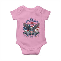 250 Years of Freedom Patriotic Eagle Baby Onesie One Nation Under God 1776-2026 250th Anniversary