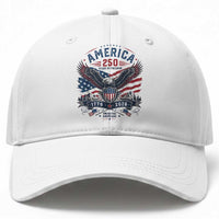 250 Years of Freedom Patriotic Eagle Baseball Cap One Nation Under God 1776-2026 250th Anniversary